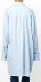 Double Front Safety Pin Shirt Dress