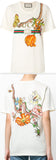 Logo T-shirt with Floral and Snake Print | DESIGNER INSPIRED FASHIONS