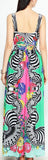 Multi Colored Print Maxi Dress