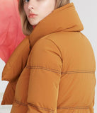 Puffer Down-Fill Panelled Coat