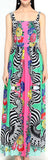 Multi Colored Print Maxi Dress