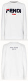 Logo Cotton Sweatshirt, White