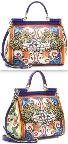 Sicily Medium Leather Shoulder Bag
