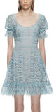 Floral Guipure Mini Dress