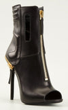 Open-Toe Ankle Boots