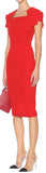 Square-Neck Pencil Dress