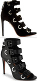 'Tutto' Buckle Suede or Leather Sandals