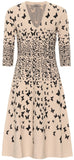 Butterfly-Jacquard Dress