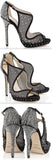 Crystal-Embellished Evening Sandal