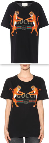Tiger Logo T-Shirt, Black