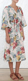 'Kali' Hibiscus Tie Dress