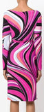Printed Silk-Blend Dress